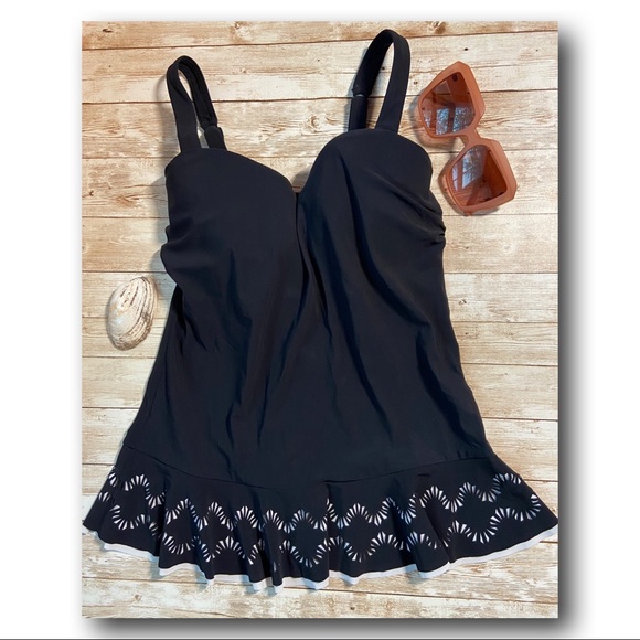 Profile By Gottex Other - Swim Tankini Top Profile by GOTTEX D-cup